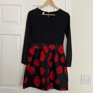 FS red and black party dress!